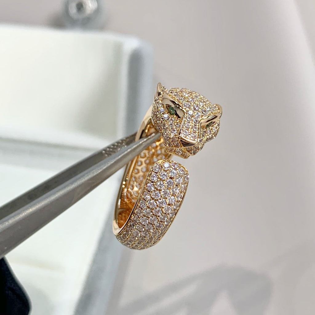 ¡®Imperial¡¯PANTHERE PINK GOLD DIAMOND RING