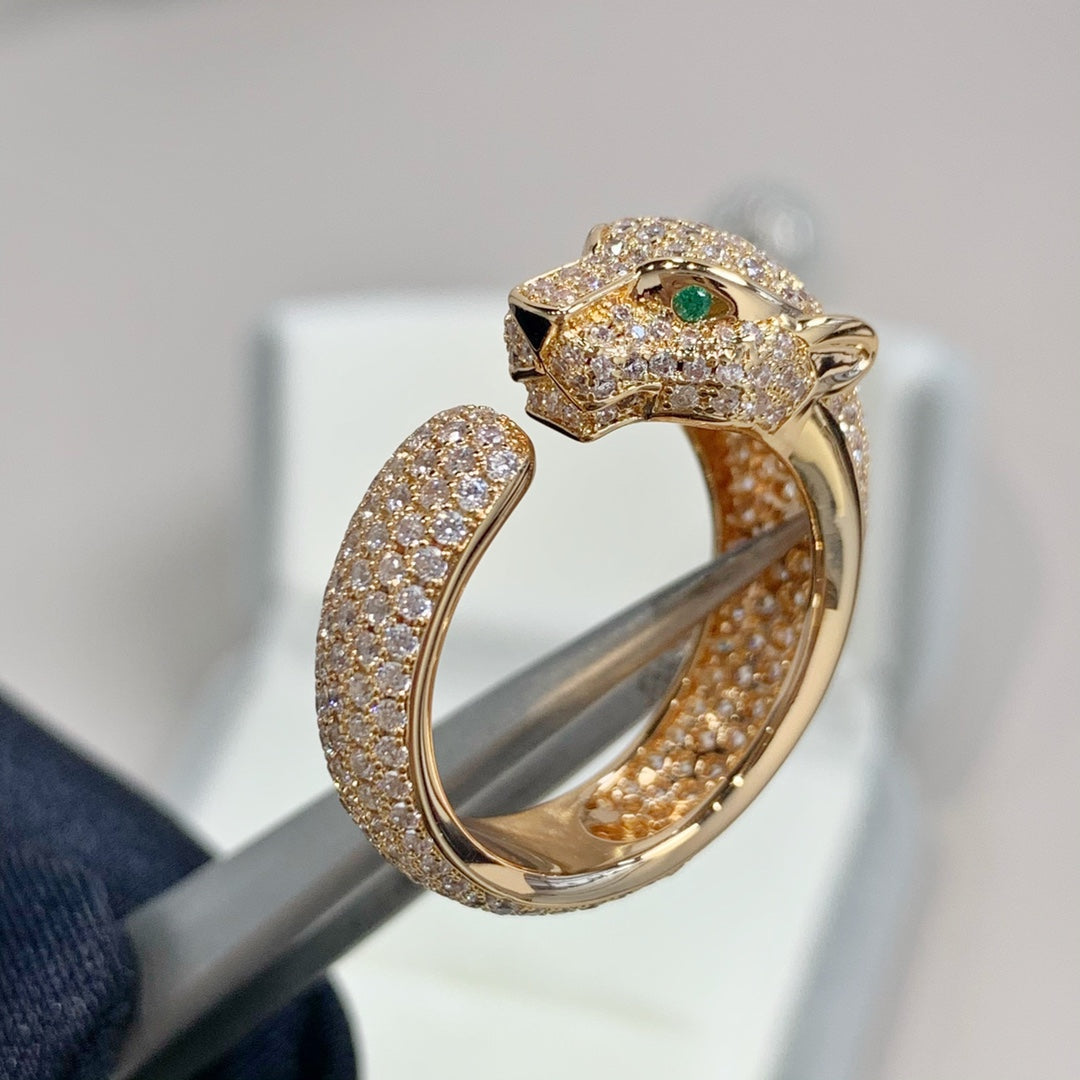 ¡®Imperial¡¯PANTHERE PINK GOLD DIAMOND RING