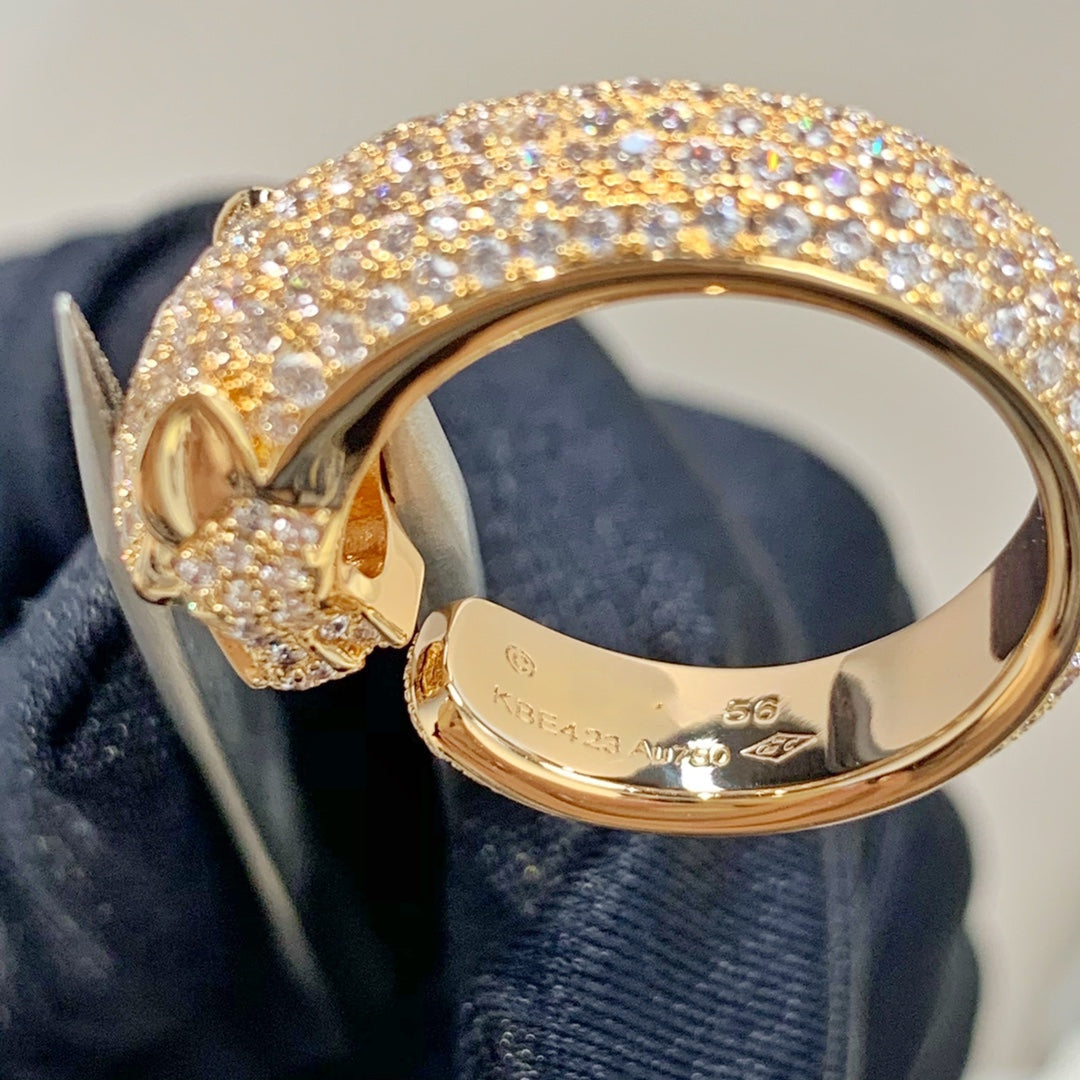 ¡®Imperial¡¯PANTHERE PINK GOLD DIAMOND RING