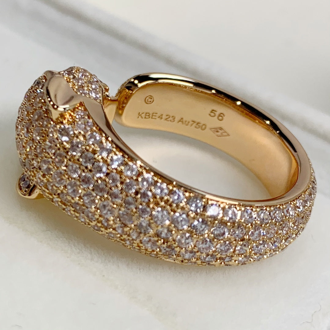 ¡®Imperial¡¯PANTHERE PINK GOLD DIAMOND RING