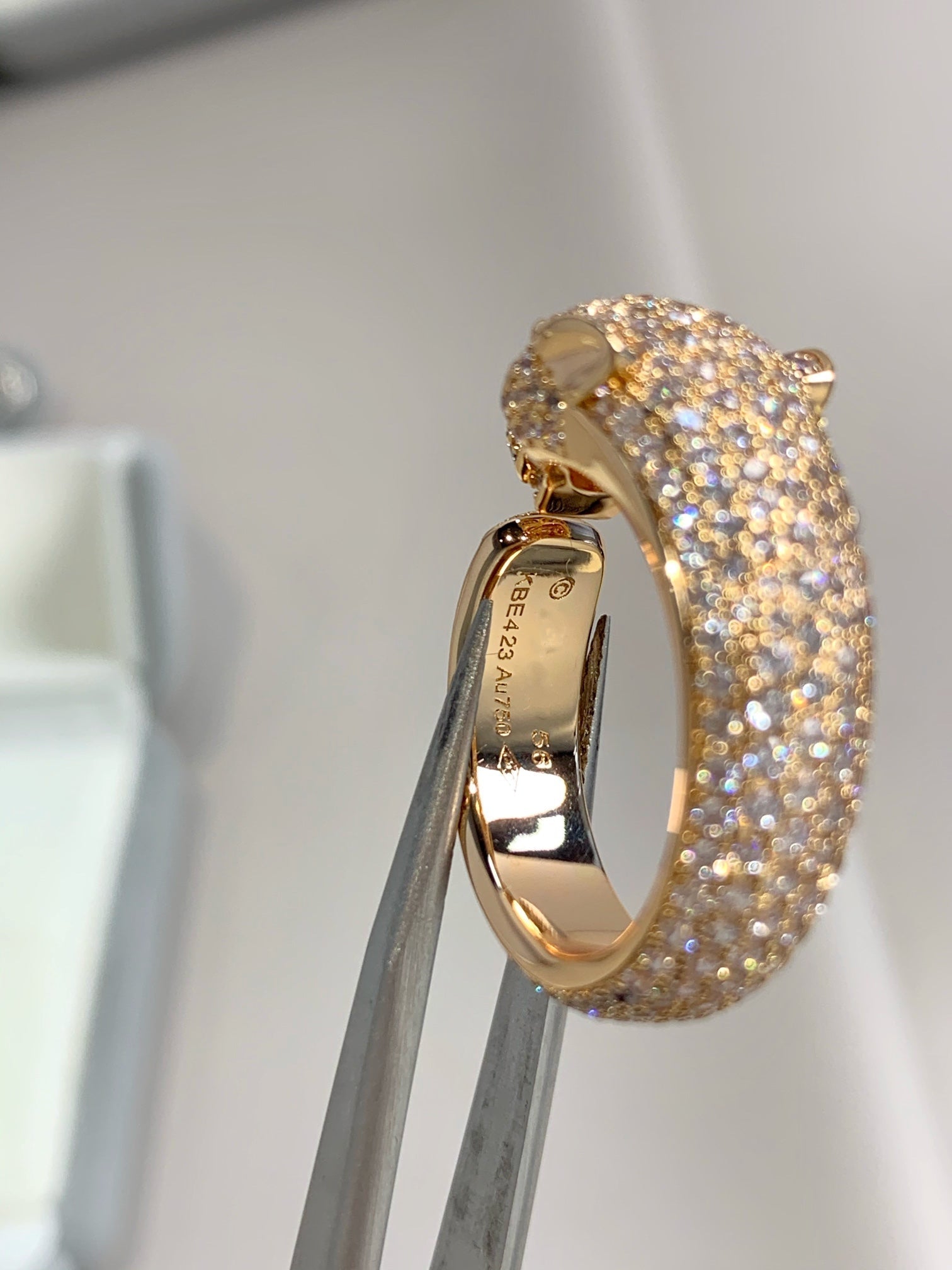 ¡®Imperial¡¯PANTHERE PINK GOLD DIAMOND RING
