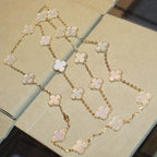 ¡®Imperial¡¯CLOVER 20 MOTIFS WHITE MOP NECKLACE