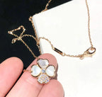 ¡®Imperial¡¯CLOVER MOP DIAMOND ROSE GOLD NECKLACE