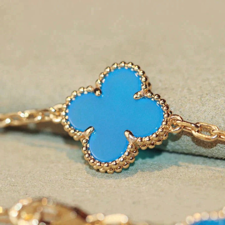 ¡®Imperial¡¯CLOVER 20 MOTIFS TURQUOISE GOLD