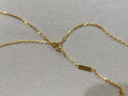 ¡®Imperial¡¯CLOVER 25MM NECKLACE GOLD CARNELIAN