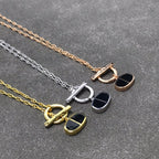 ¡®Imperial¡¯CHAINE VERSO BLACK CERAMIC  NECKLACE