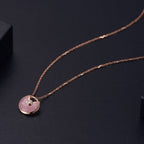 ¡®Imperial¡¯AMULETTE ROSE GOLD PINK MOP NECKLACE