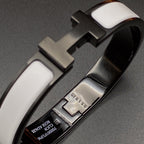 ¡®Imperial¡¯H BRACELET 12MM BLACK WHITE CERAMIC