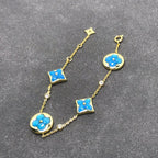 ¡®Imperial¡¯STAR AND SUN TURQUOISE 4 MOTIFS 3 DIAMONDS