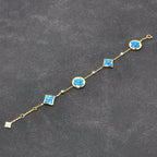 ¡®Imperial¡¯STAR AND SUN TURQUOISE 4 MOTIFS 3 DIAMONDS
