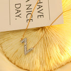 ¡®Imperial¡¯VOLT SILVER DIAMOND PEDANT NECKLACE