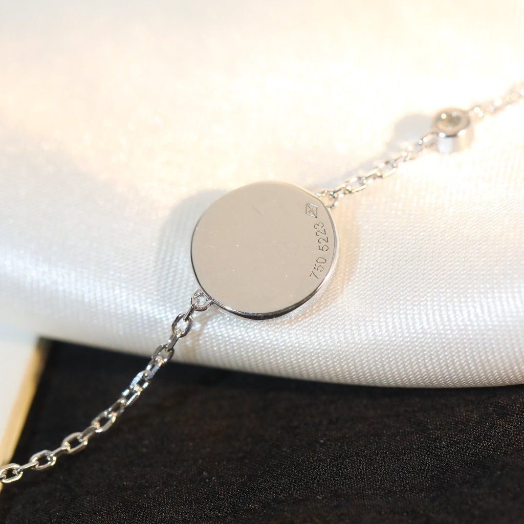 ¡®Imperial¡¯SUN MOTIF PINK MOP SILVER BRACELET
