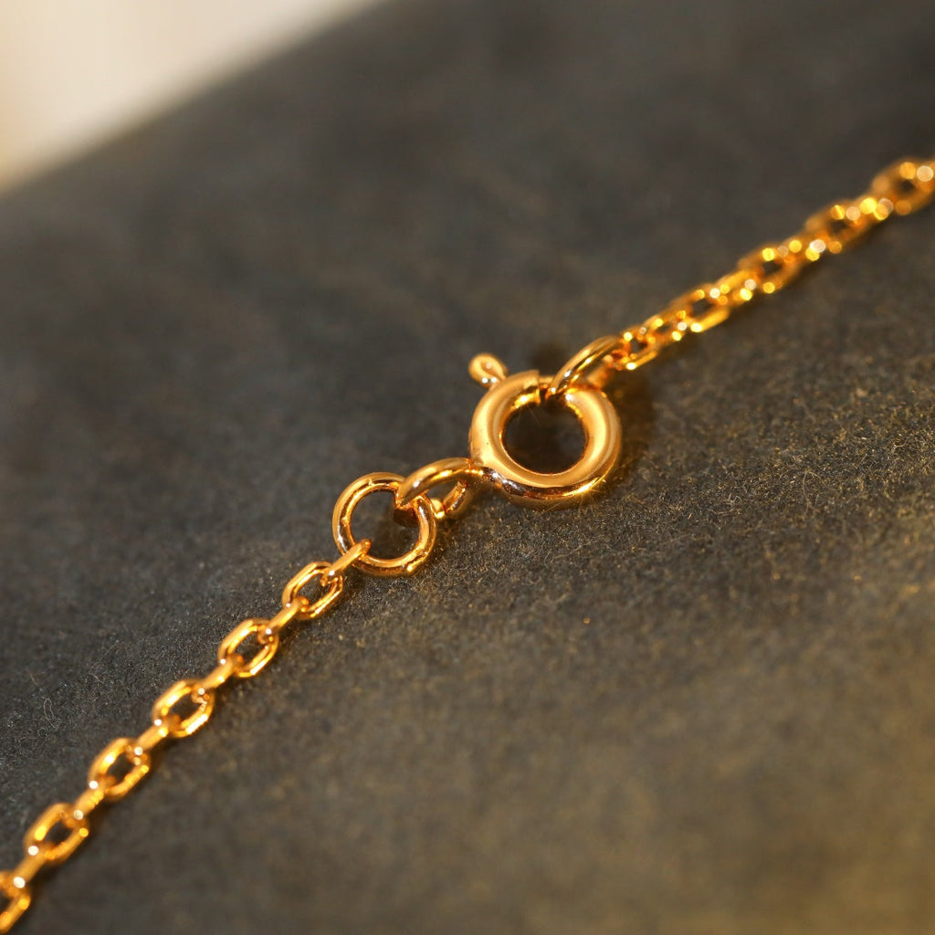¡®Imperial¡¯SUN PEDANT PINK GOLD 1 DIAMOND NECKLACE