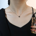 ¡®Imperial¡¯SUN PEDANT PINK GOLD 1 DIAMOND NECKLACE