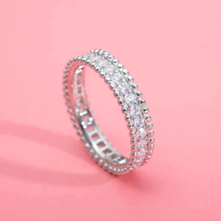¡®Imperial¡¯PERLEE DIAMOND SILVER RING