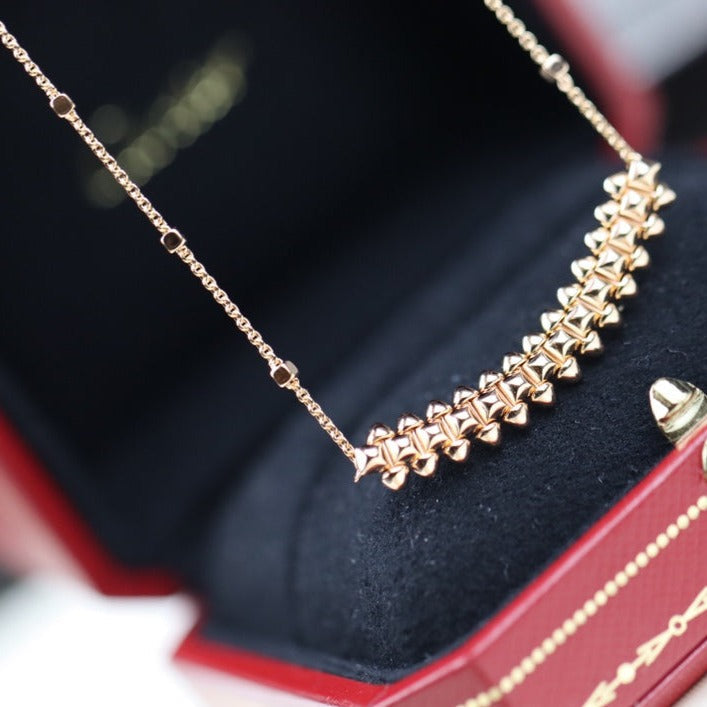 ¡®Imperial¡¯CLASH PINK GOLD NECKLACE