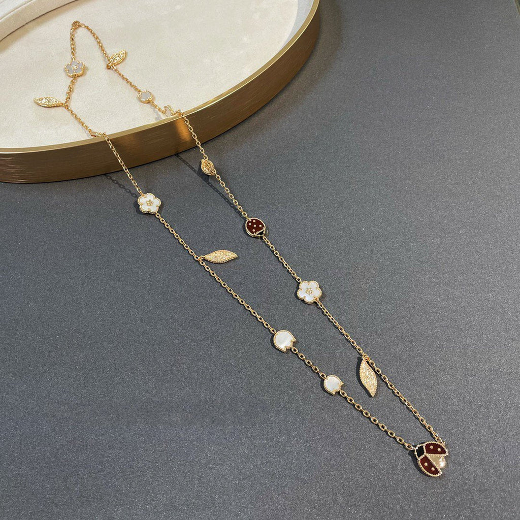 ¡®Imperial¡¯LUCKY SPRING 15 MOTIFS GOLD NECKLACE