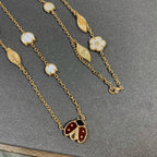 ¡®Imperial¡¯LUCKY SPRING 15 MOTIFS GOLD NECKLACE