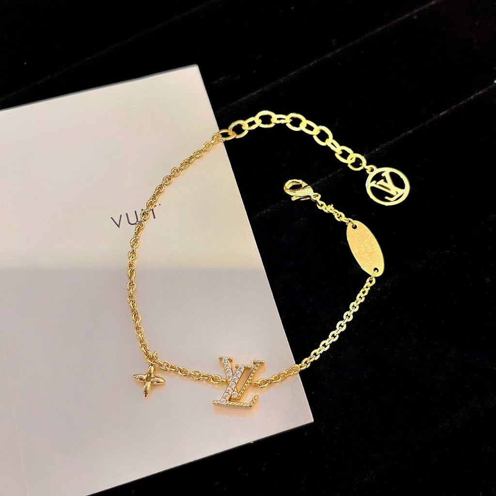 ¡®Imperial¡¯LOGO STAR MOTIF GOLD BRACELET
