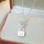 ¡®Imperial¡¯POP H PEDANT SILVER NECKLACE