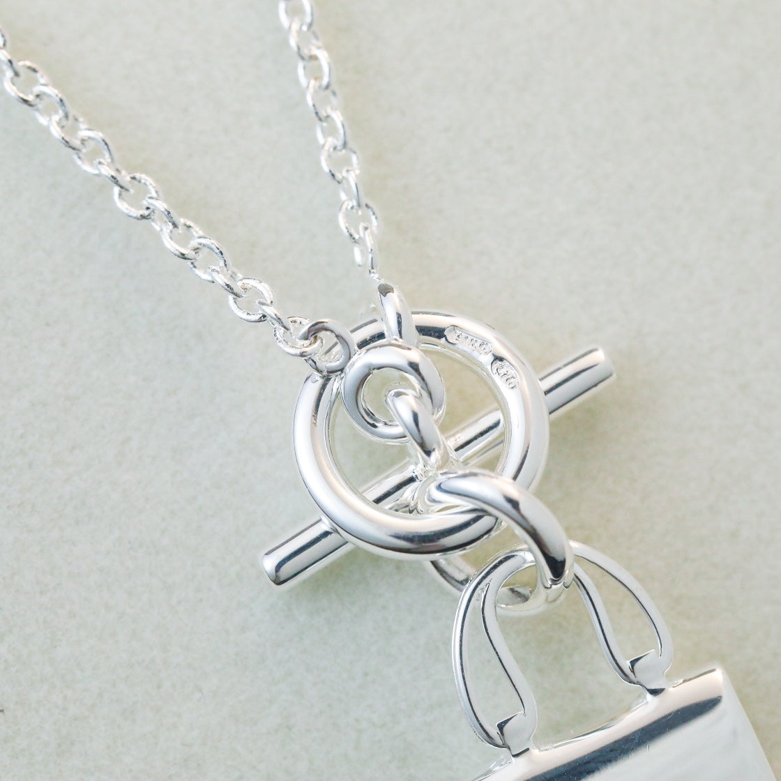 ¡®Imperial¡¯POP H PEDANT SILVER NECKLACE