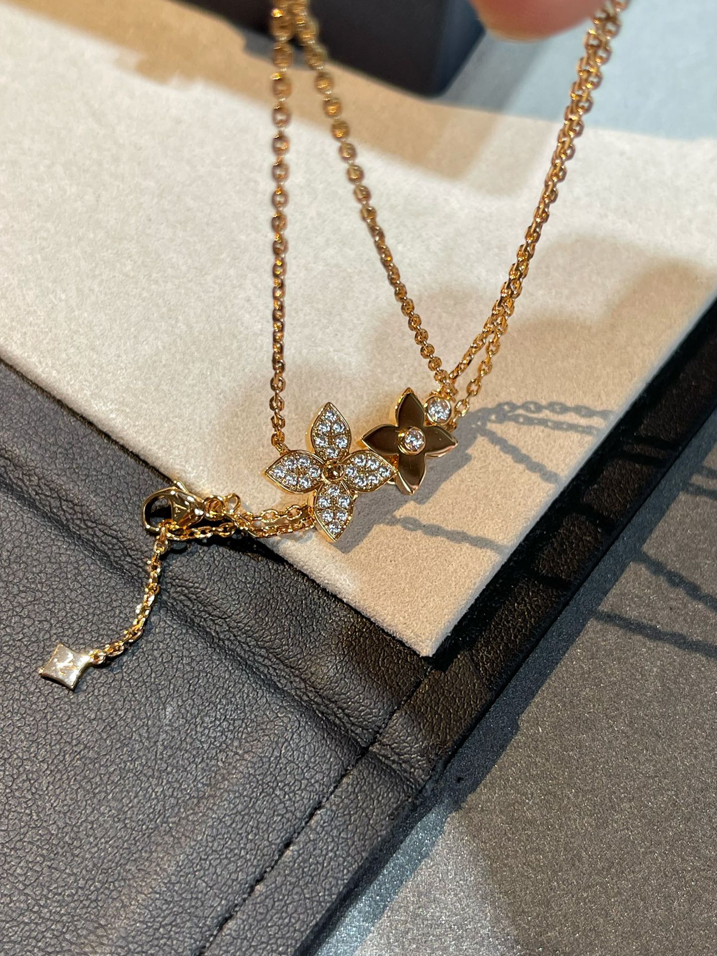 ¡®Imperial¡¯STAR BLOSSOM NECKLACE PINK GOLD DIAMONDS