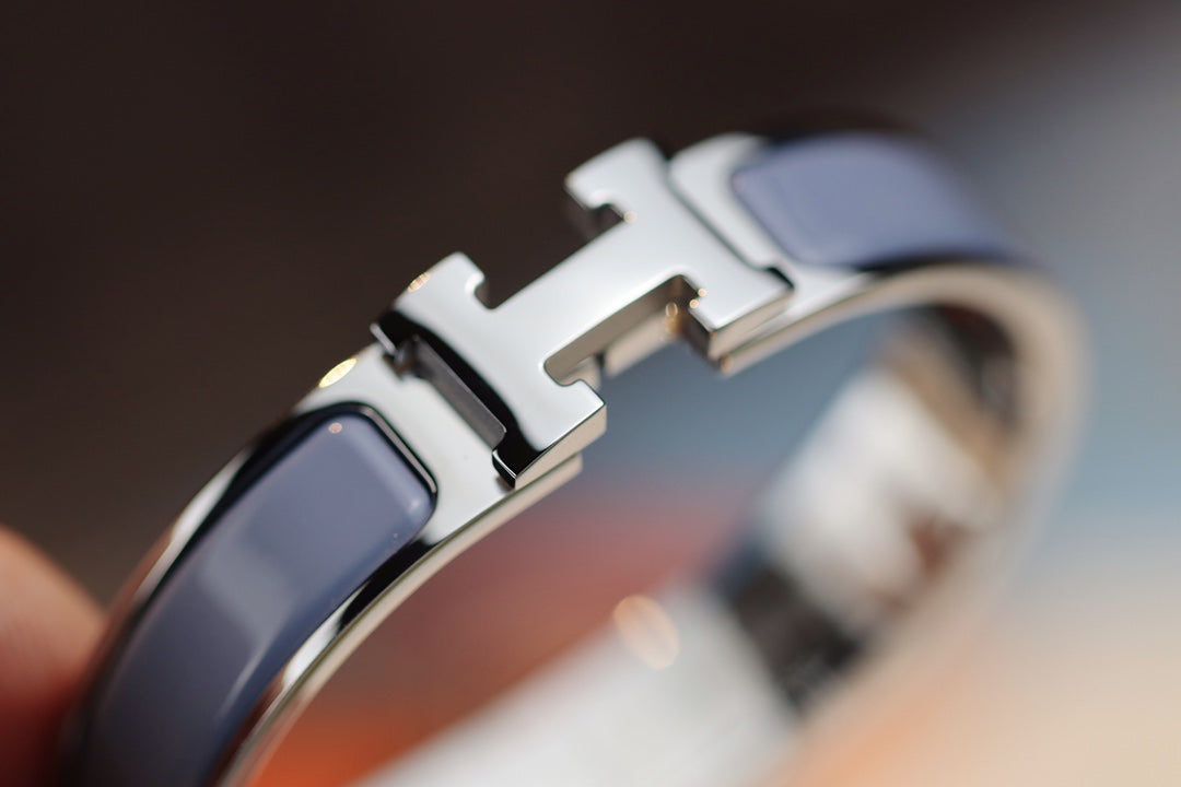 ¡®Imperial¡¯H BRACELET 12MM BLUE GRAY