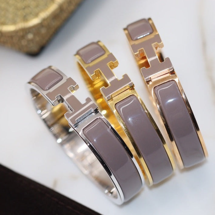 ¡®Imperial¡¯H BRACELET 12MM BROWN
