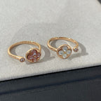 ¡®Imperial¡¯SUN 1 DIAMOND PINK MOP RING