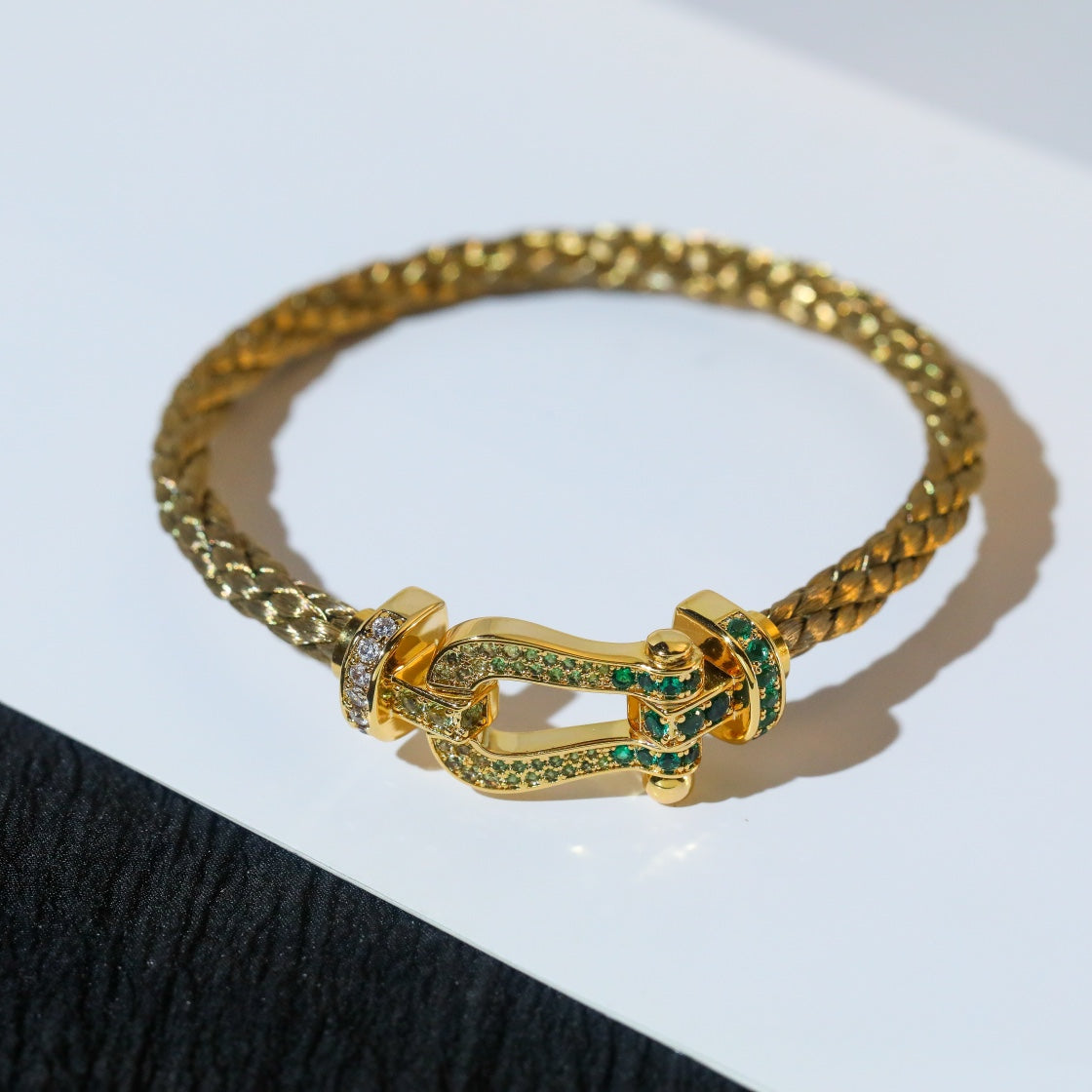 ¡®Imperial¡¯FORCE 10 GOLD GREEN DIAMOND PAVED