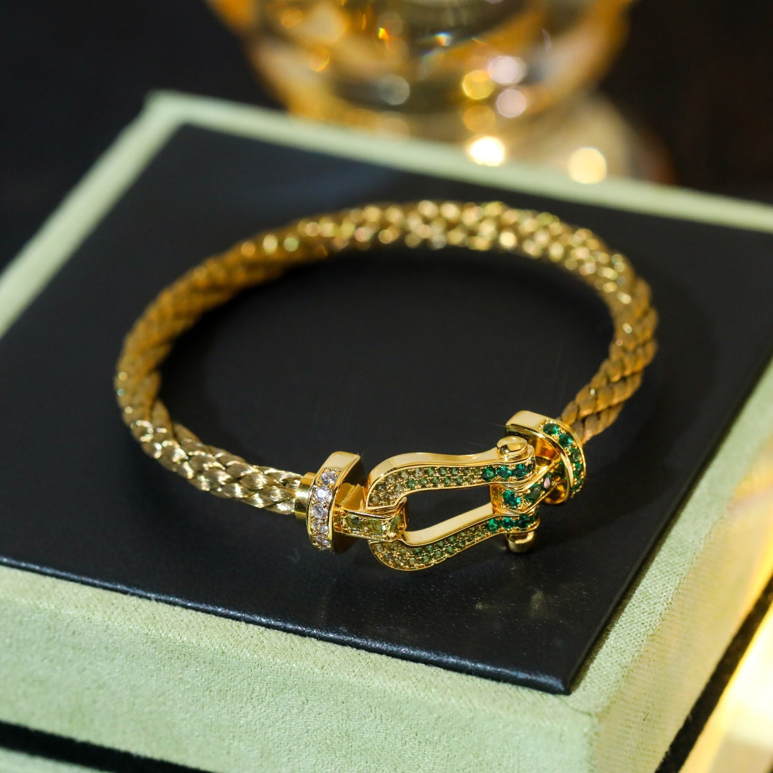 ¡®Imperial¡¯FORCE 10 GOLD GREEN DIAMOND PAVED