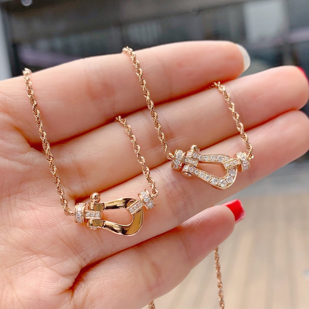 ¡®Imperial¡¯FORCE 10 PINK GOLD DIAMOND NECKLACE