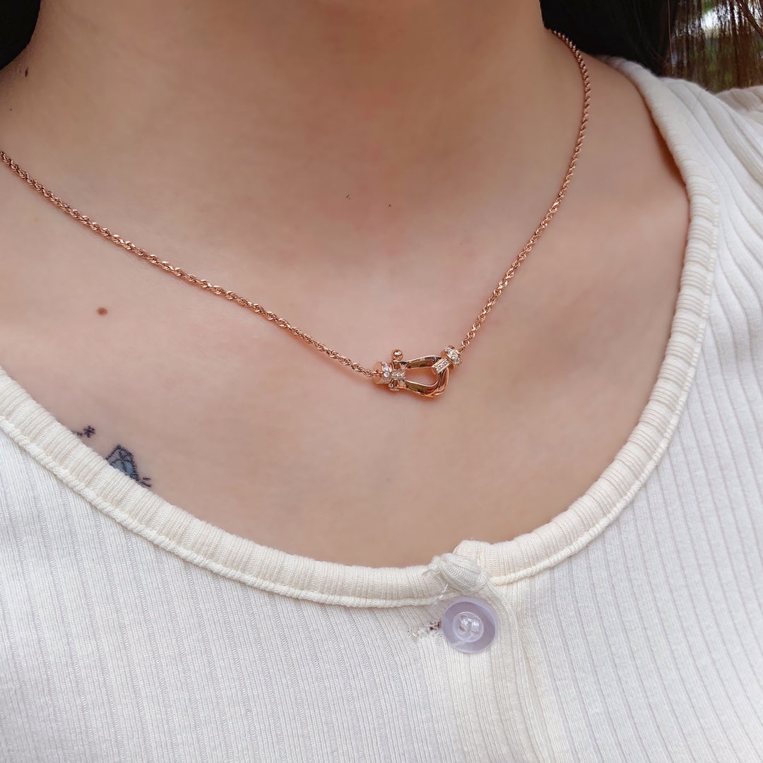 ¡®Imperial¡¯FORCE 10 PINK GOLD DIAMOND NECKLACE