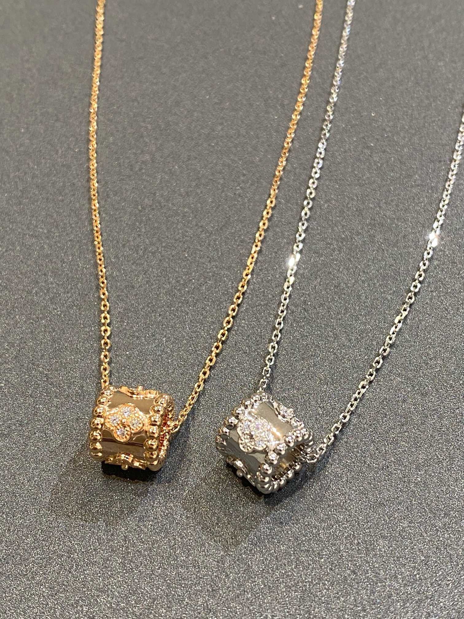¡®Imperial¡¯PERLEE PEDANT SIVLER DIAMOND NECKLACE