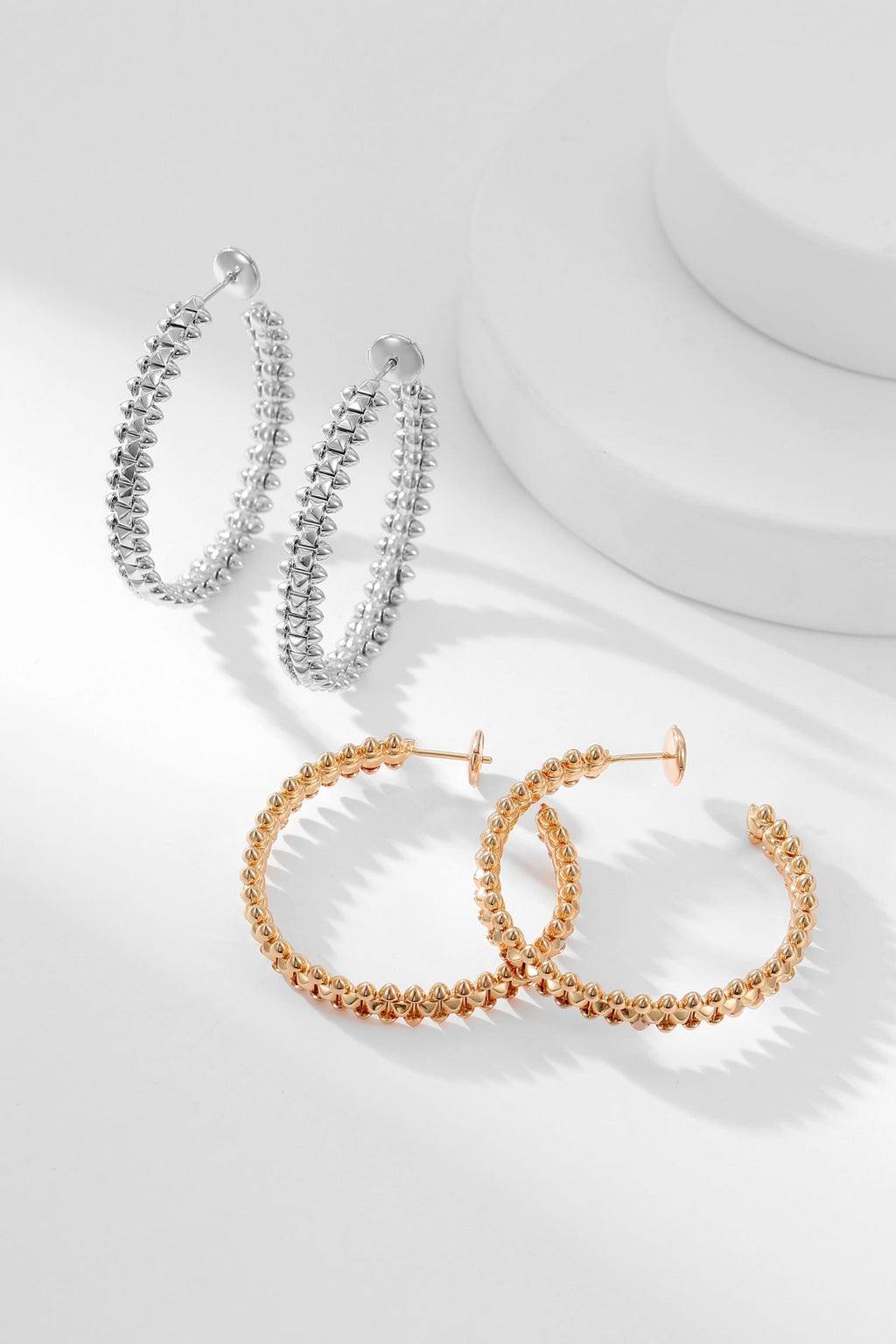 ¡®Imperial¡¯CLASH HOOP EARRINGS