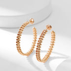 ¡®Imperial¡¯CLASH HOOP EARRINGS