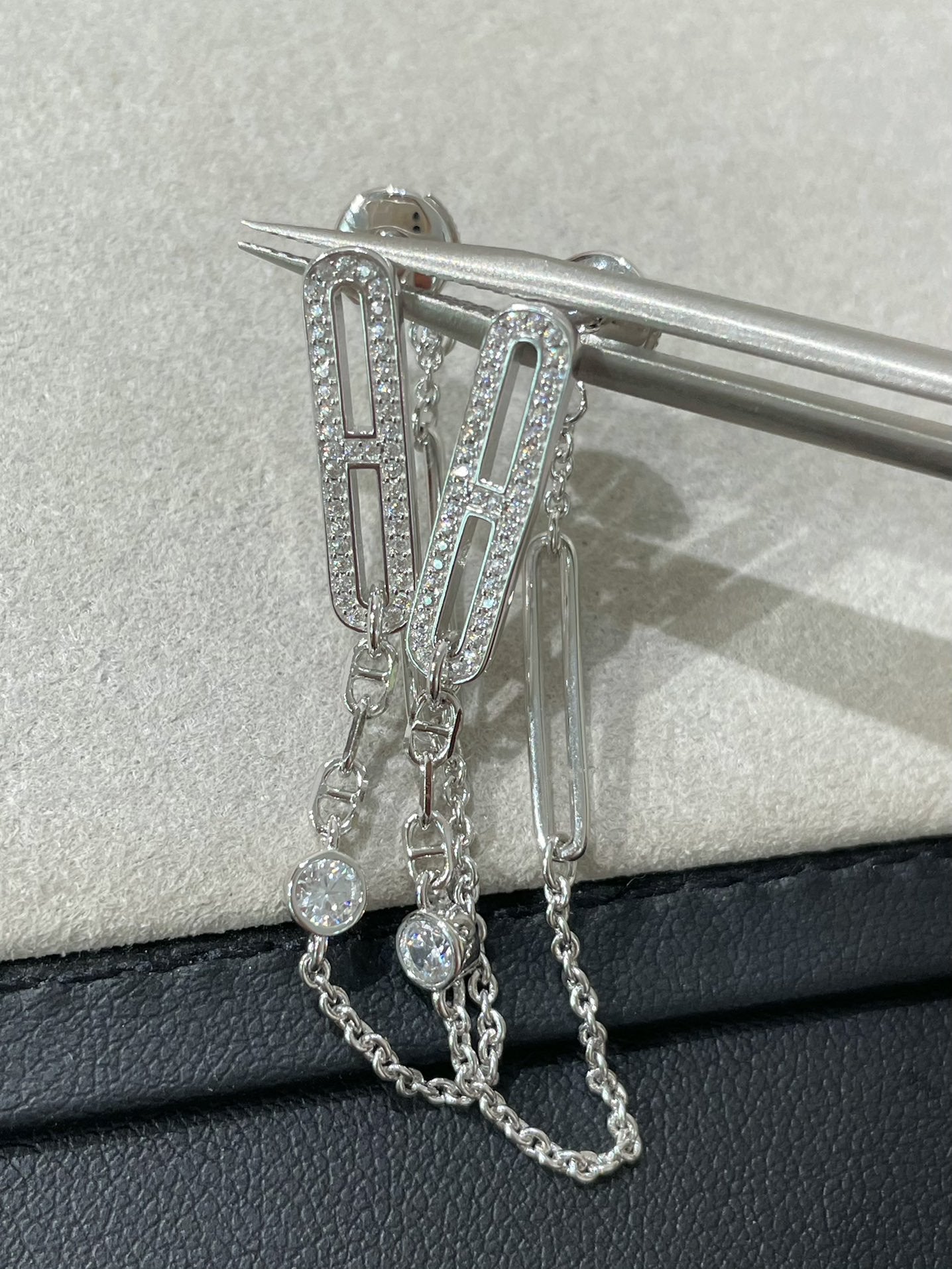 ¡®Imperial¡¯CHAINE CHAOS DIAMOND DROP EARRINGS