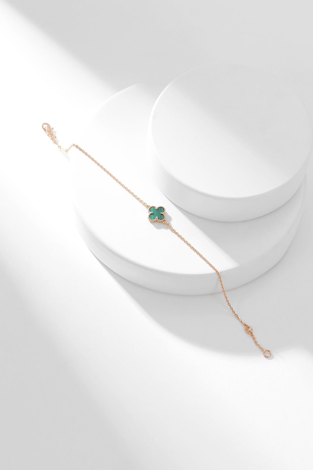 ¡®Imperial¡¯CLOVER BRACELET MALACHITE 1 MOTIF