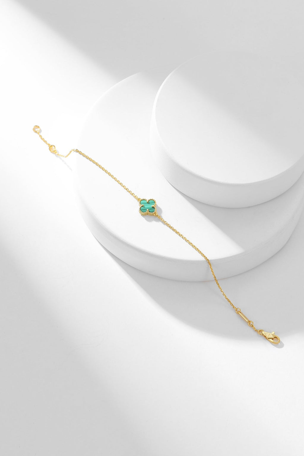 ¡®Imperial¡¯CLOVER BRACELET MALACHITE 1 MOTIF