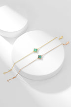 ¡®Imperial¡¯CLOVER BRACELET MALACHITE 1 MOTIF