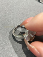 ¡®Imperial¡¯CLOVER SILVER MOP DIAMOND RING