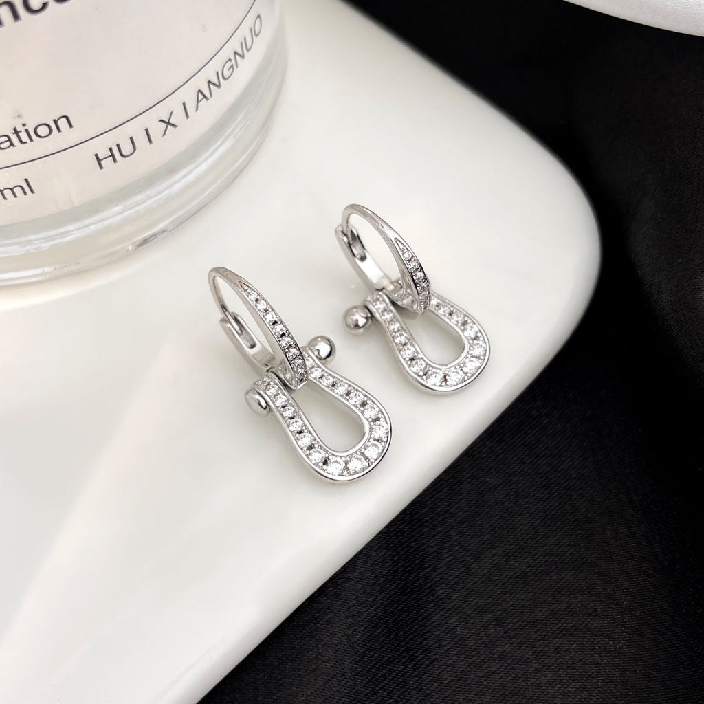 ¡®Imperial¡¯FORCE 10 FULL DIAMOND DROP EARRINGS MEDIUM MODEL