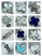 ¡®Imperial¡¯LUCKY CLOVER SILVER 11 MOTIF NECKLACE