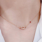 ¡®Imperial¡¯FORCE 10 DIAMOND PINK GOLD NECKLACE