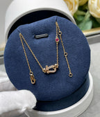 ¡®Imperial¡¯FORCE 10 DIAMOND PINK GOLD NECKLACE
