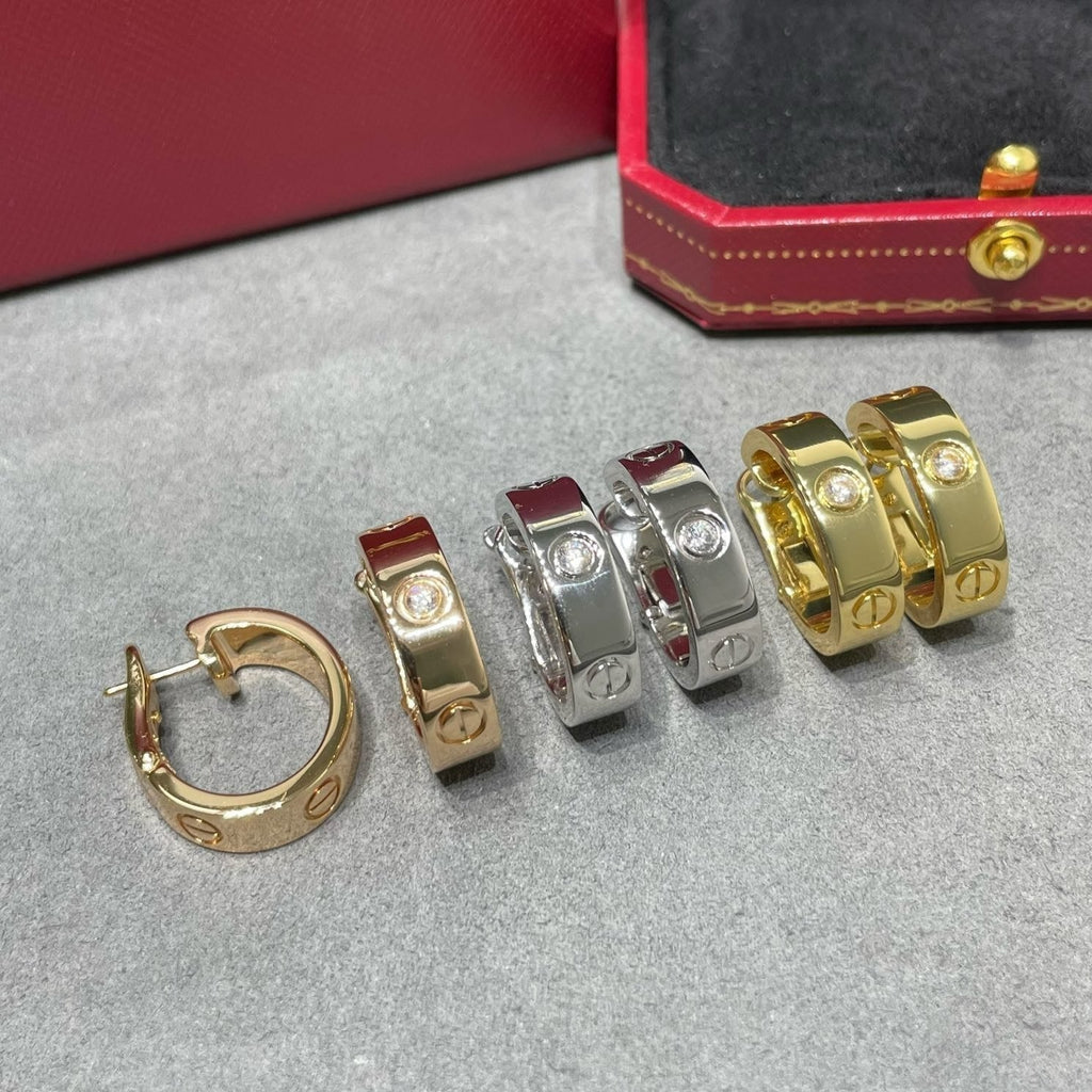 ¡®Imperial¡¯LOVE 5.5MM 1 DIAMOND EARRINGS