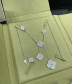 ¡®Imperial¡¯CLOVER 6 MOTIF DIAMOND PAVED NECKLACE