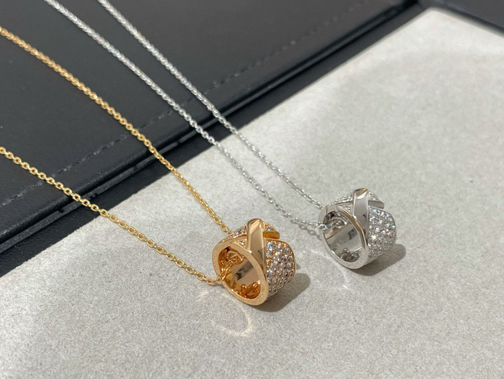 ¡®Imperial¡¯LIENS EVIDENCE DIAMOND PAVED NECKLACE