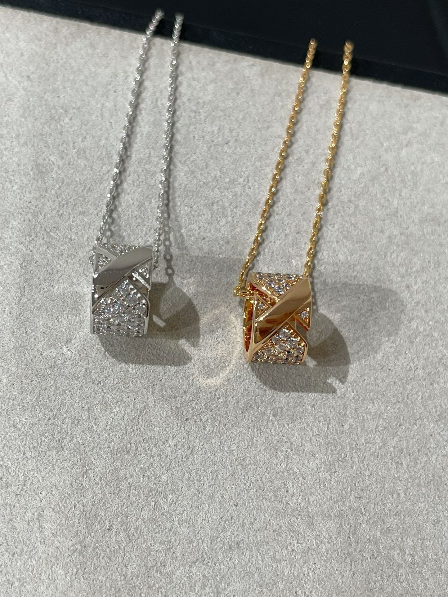 ¡®Imperial¡¯LIENS EVIDENCE DIAMOND PAVED NECKLACE