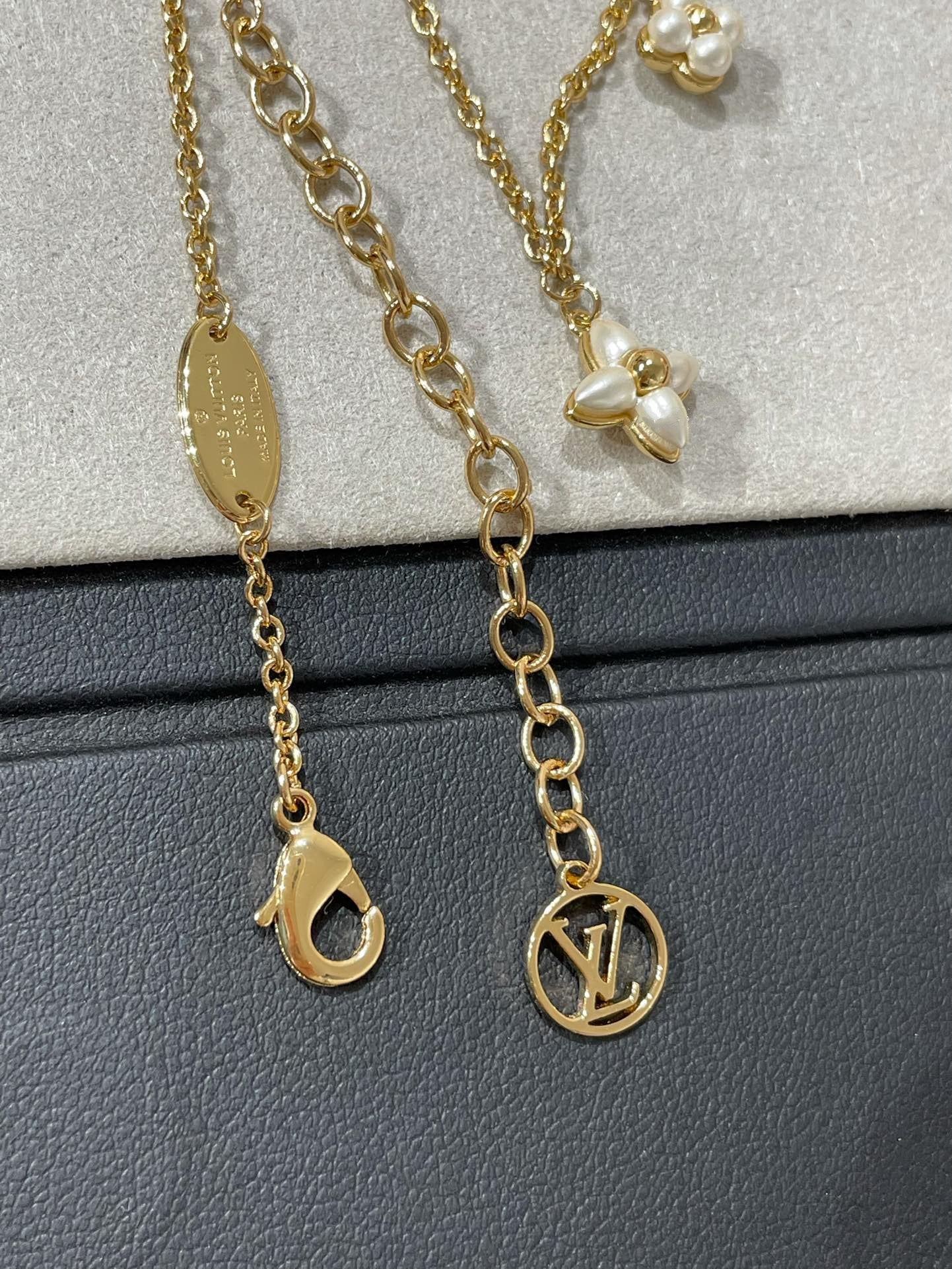 ¡®Imperial¡¯FLOWERGRAM GOLD MOP DOUBLE ROW NECKLACE